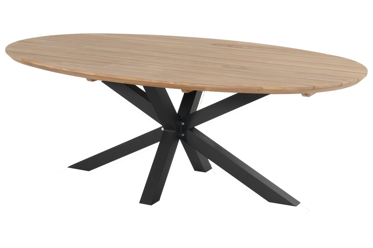 Hartman Gartentisch Hartman Stephanie Tisch Aluminium/Teak 240x140 cm