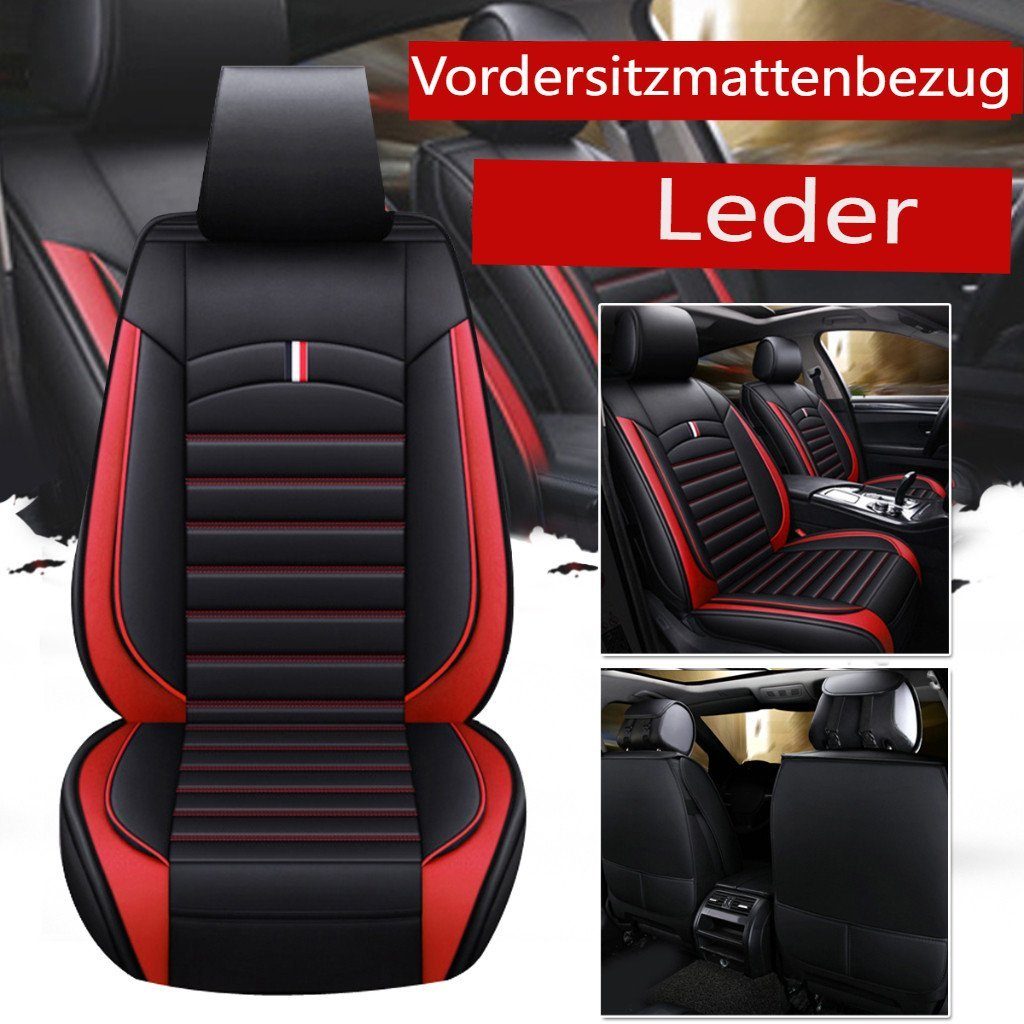 ELUTO Autositzbezug, 1-tlg., Universal Luxus Autositzauflage Vordersitzkissen Kunstleder