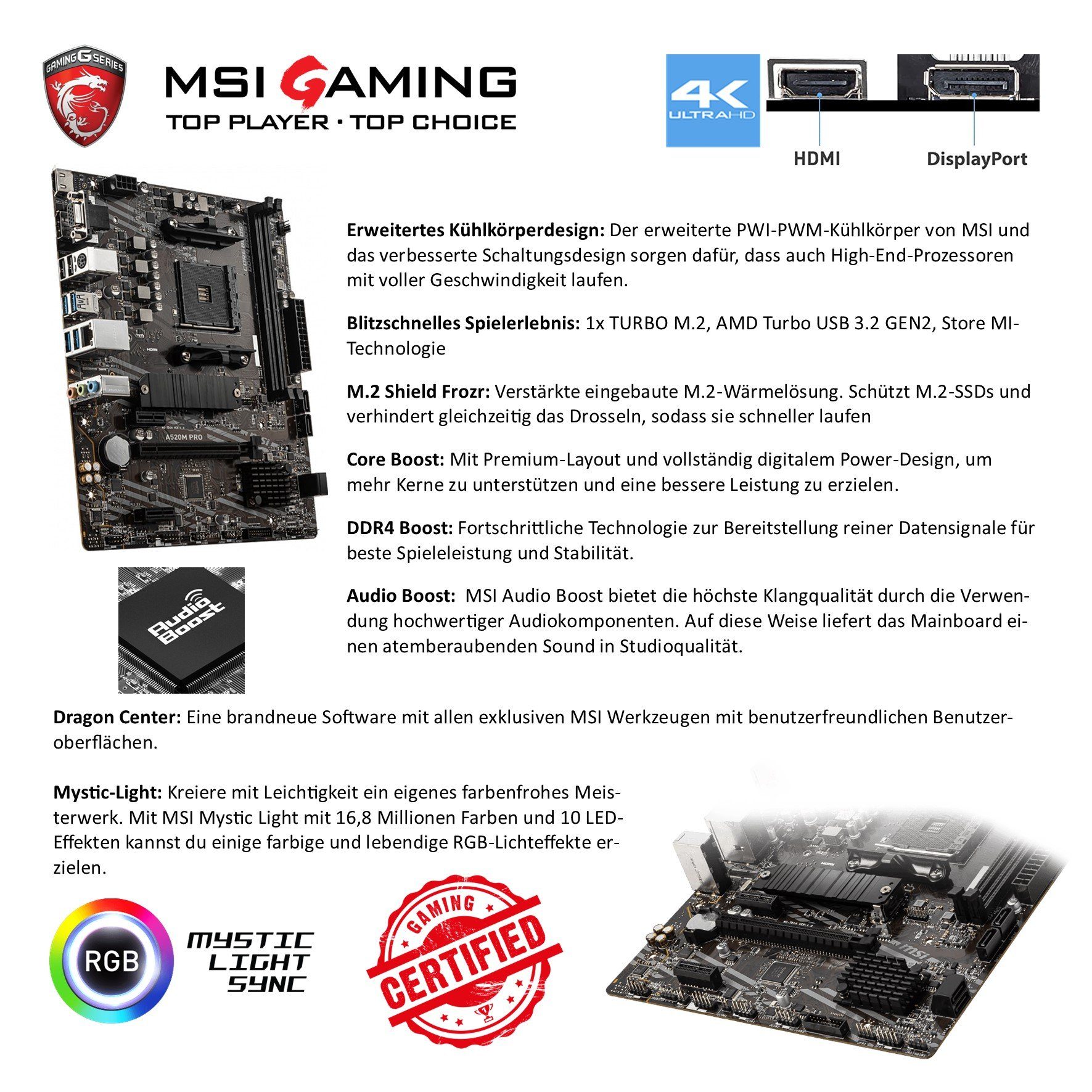 Meinpc AMD Ryzen 7 mit GeForce RTX 5060 Gaming-PC (AMD Ryzen 7 5700X, RTX 5060, 32 GB RAM, 1000 GB SSD, Luft, Windows 11 Pro - RGB - Gaming) – Bild 4 von 5