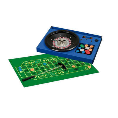 Philos Spiel, Roulette Set Deluxe - mit Bakalit-Teller - 30 cm