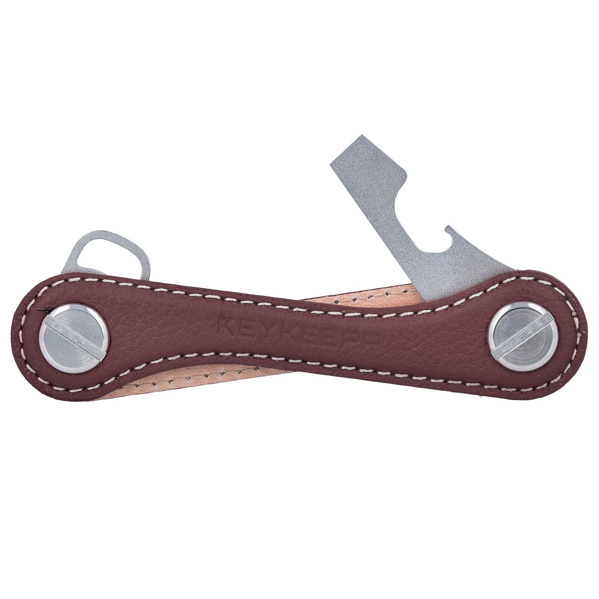 Keykeepa Schlüsseltasche Leather, Leder mocca | Schlüsseltaschen