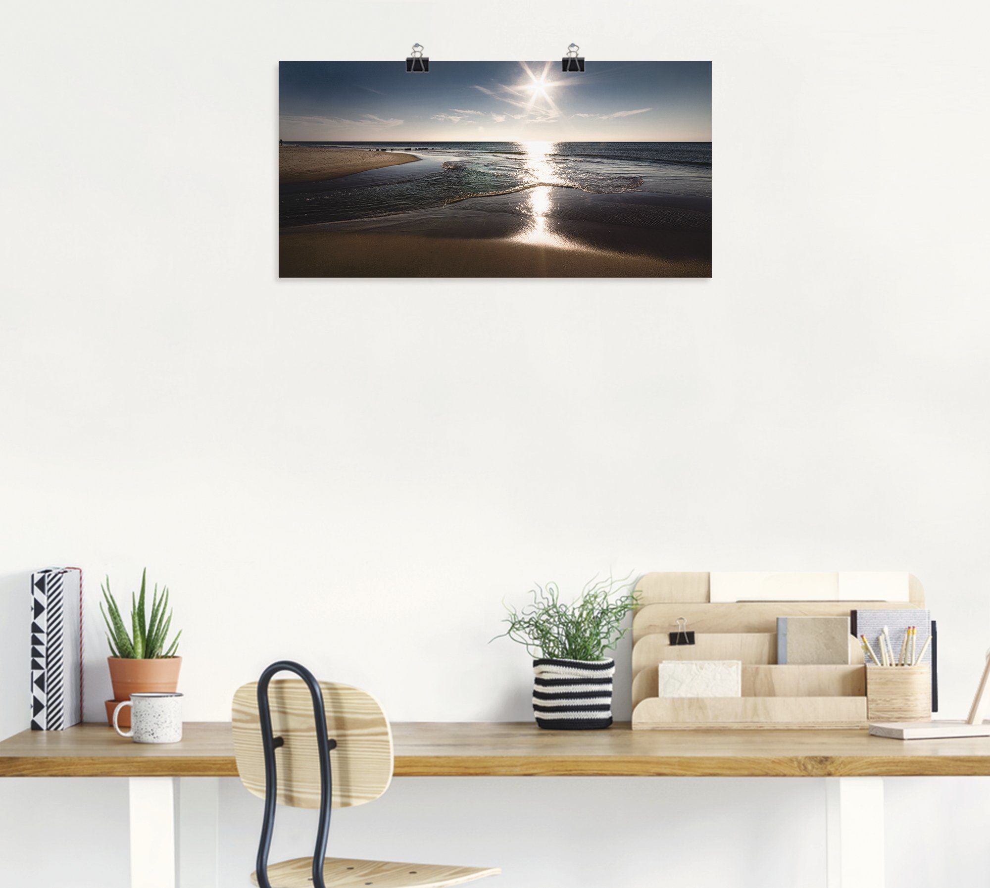 Artland Wandbild Sylt IV, Strand (1 St), als Leinwandbild, Poster in verschied. Größen