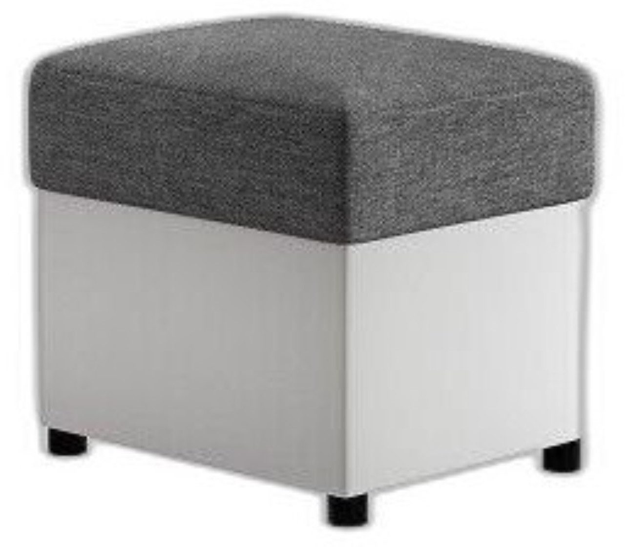 Xlmoebel Hocker Fußhocker Textil Modern Universal Stuhl Rechteckig Multifunktional (1 St., Hocker), Hergestellt in Europa