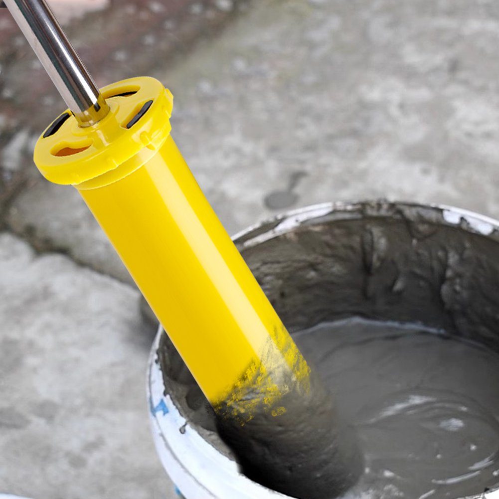 OSTWOLKE Mörtelkübel Fugenpistole Mörtel Mörtelpresse Mörtelspritze Mörtelpumpe + 5 Düse, (6-tlg)