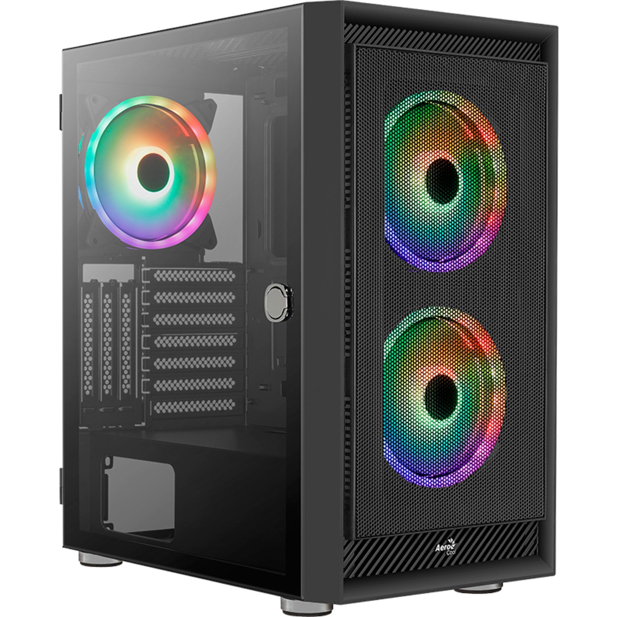 PC-Gehäuse Aerocool Graphite-G-BK-v3, Tower-Gehäuse