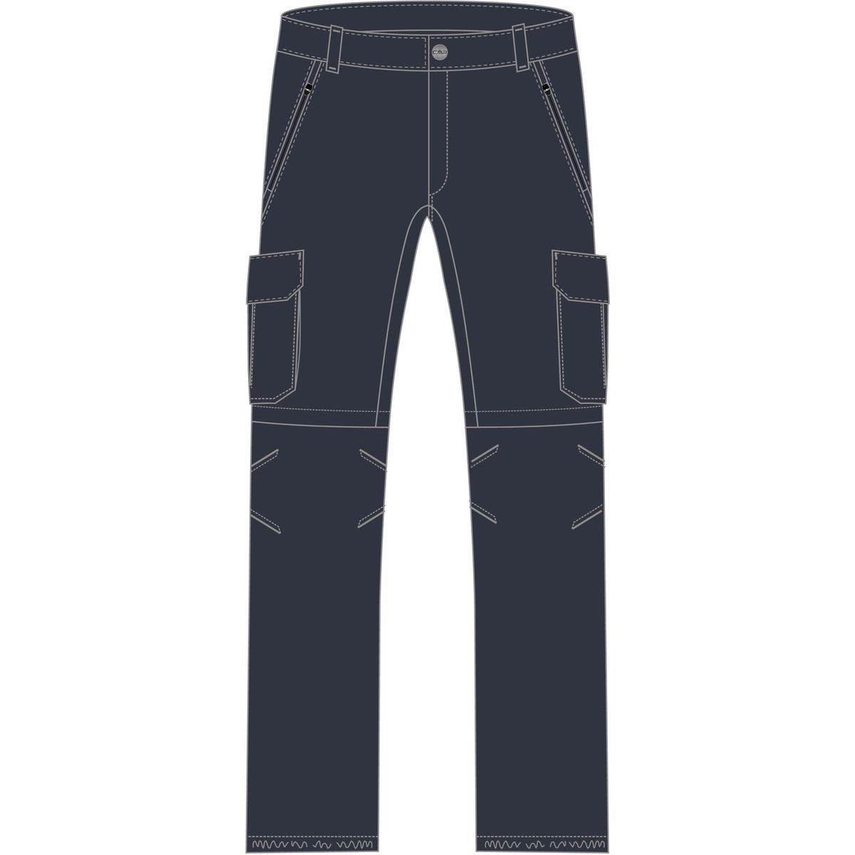 CMP Outdoorhose KID Zip OFF Pant Vielseitige Jungen-Trekkinghose mit Zip-Off-Funktion, ideal für