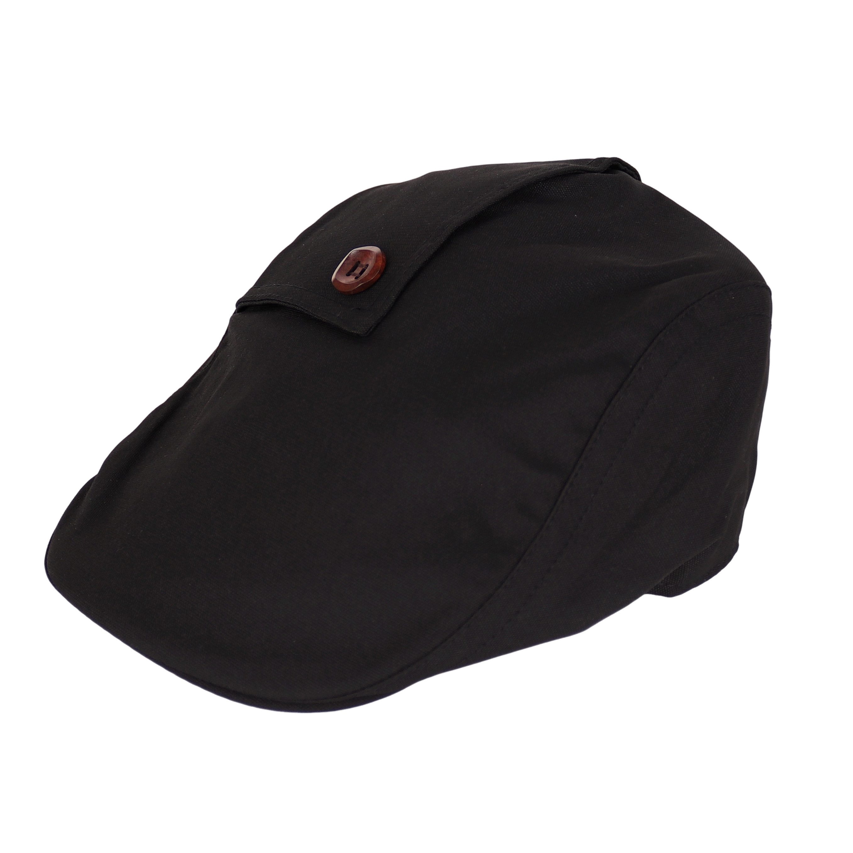 MIRROSI Schiebermütze Herren mit Shirm, gefütterte Flatcap mit Knopfdetail (Herrenmütze, Outdoor Cap, Gastby Cap, Feldmütze) Atmungsaktiv, Einheitsgröße, Unisex, Damen Herren