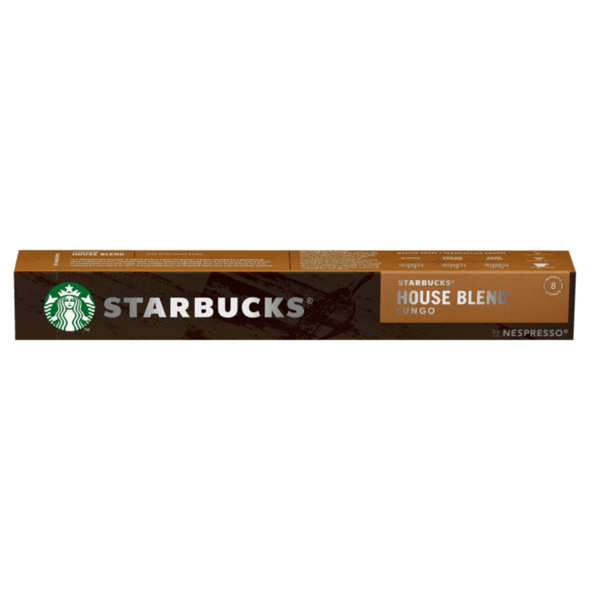 Starbucks Kaffee, Starbucks House Blend by Nespresso Kaffeekapseln Kakaonote 57g