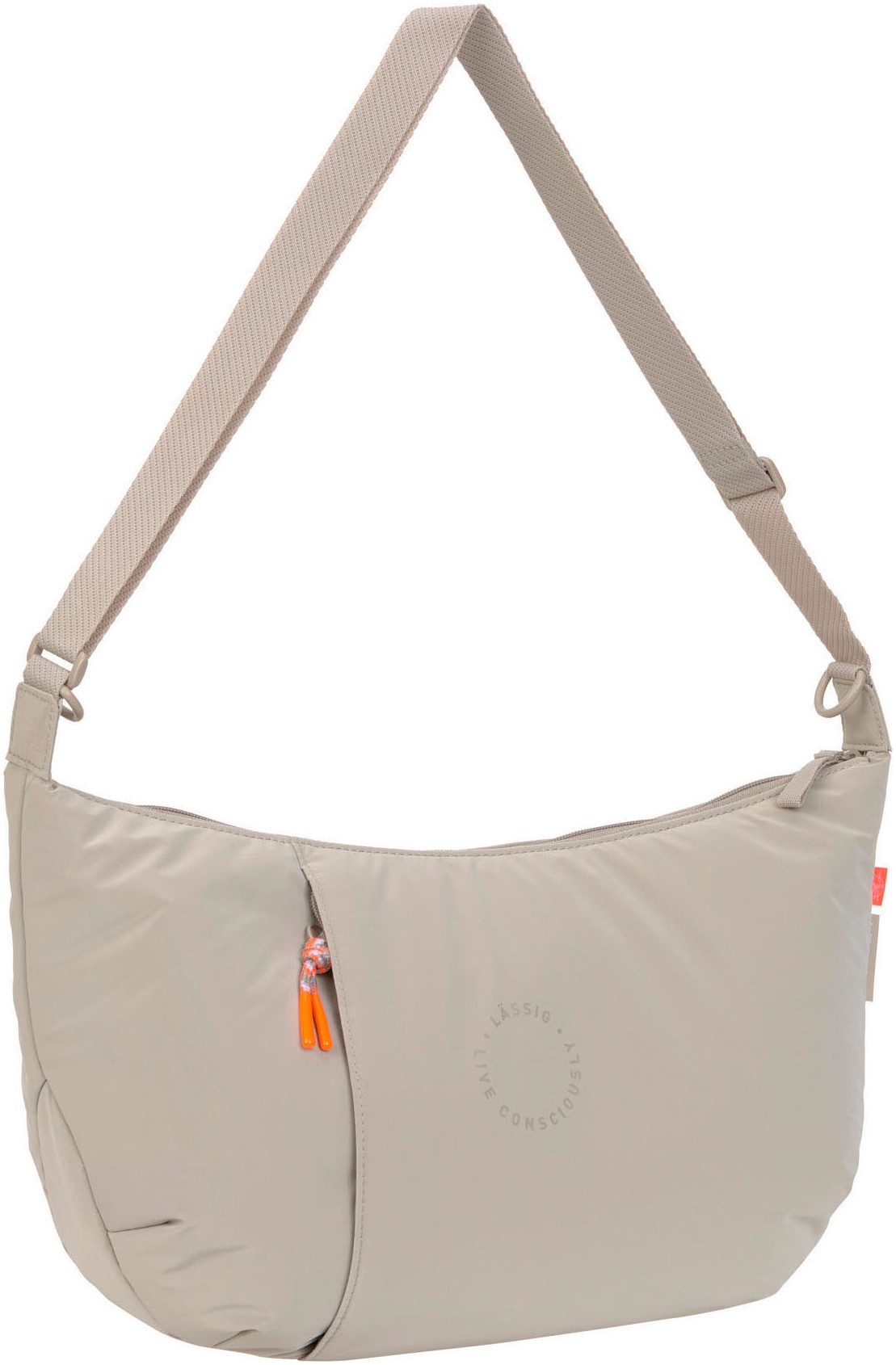 LÄSSIG Wickeltasche Green Label, Lunua Bum Bag, beige, mit Wickelauflage