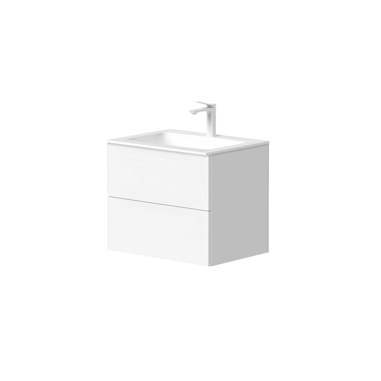 welltime Waschtisch Gama, inklusive Waschbecken, mit Push-to-Open-Funktion, FSC® zertifiziert