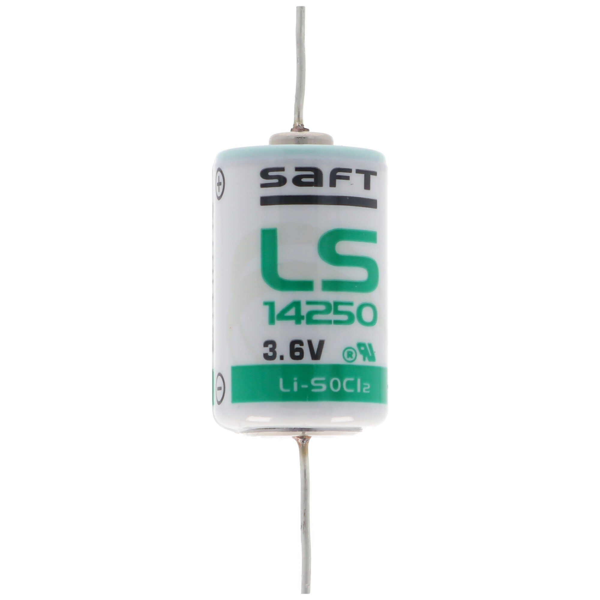 LS14250CNA mit SAFT (3,6 AA Size V) 1/2 Lithium Batterie, Batterie, Saft Lötdraht