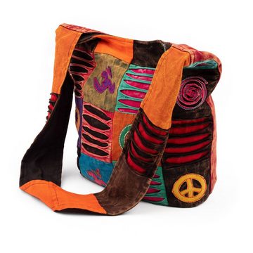 bodhi Yogatasche Om Shanti Bag, Patchwork Hippie Tasche, multicolor