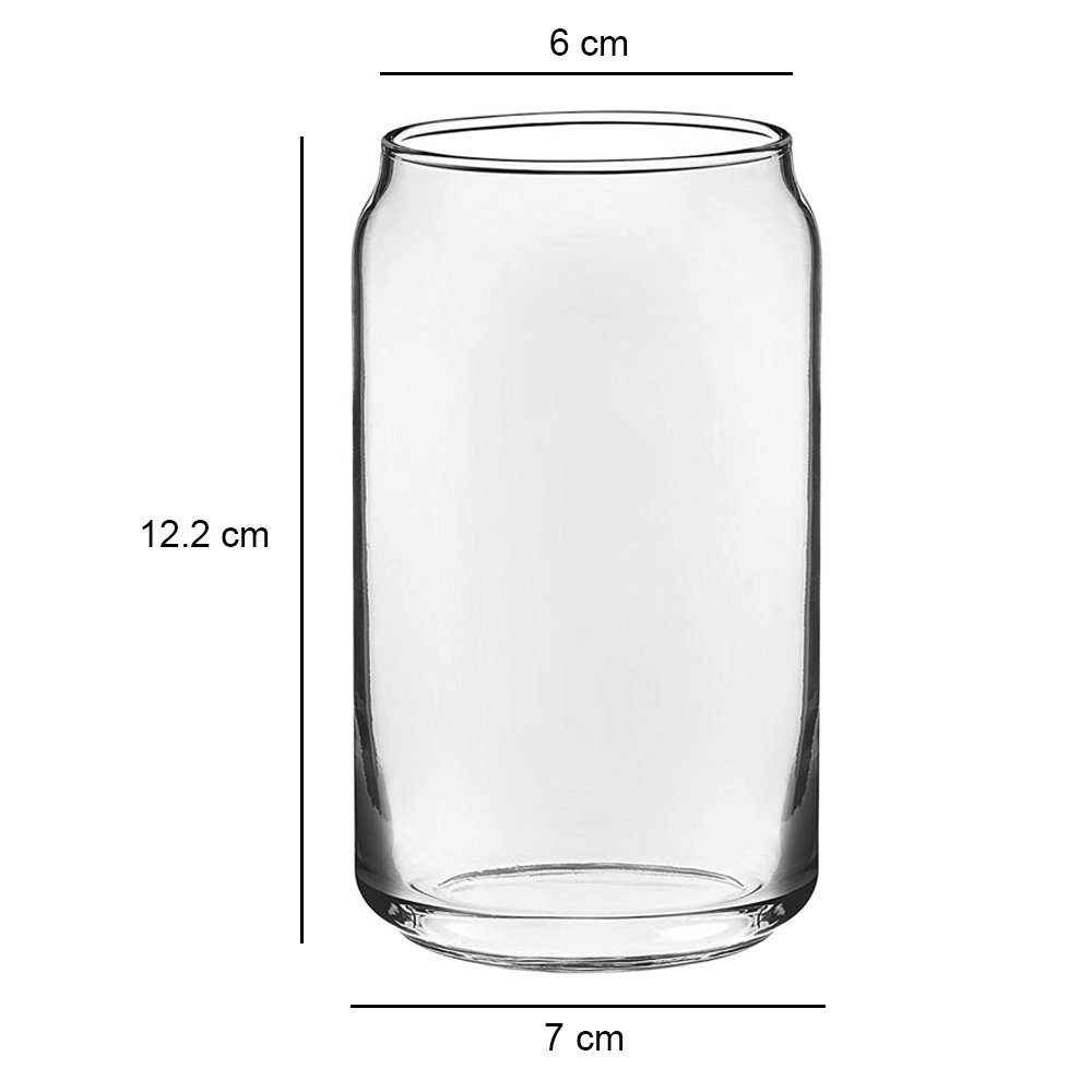 Biergläser, 350ml Tumbler-Glas Jormftte Trinkgläser Klarglas Vasenförmige