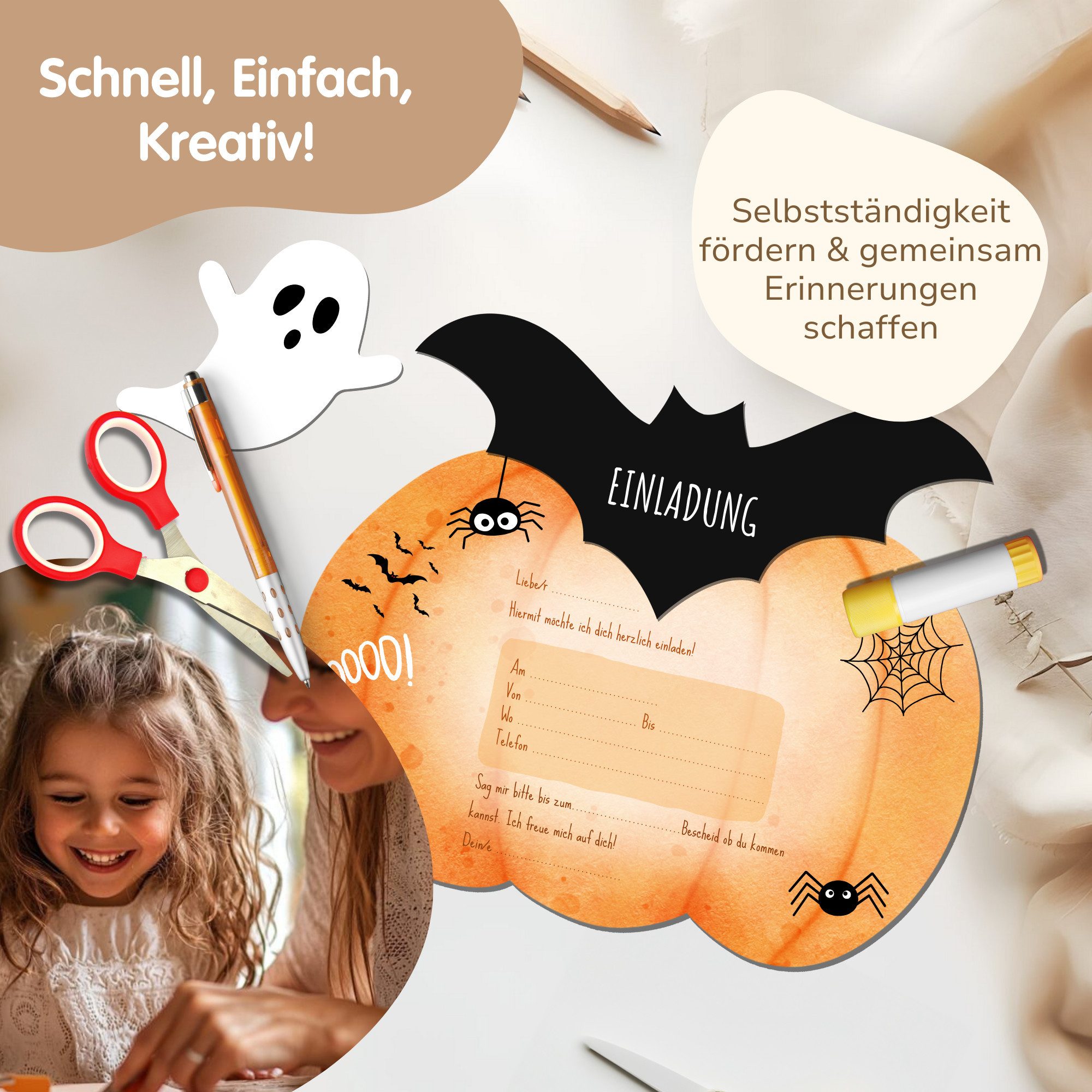 MeinBaby123® Einladungskarten zum selber Basteln, Einladungskarten Kindergeburtstag, Kindergeburtstag Einladungskarten DIY, Einladung Kindergeburtstag