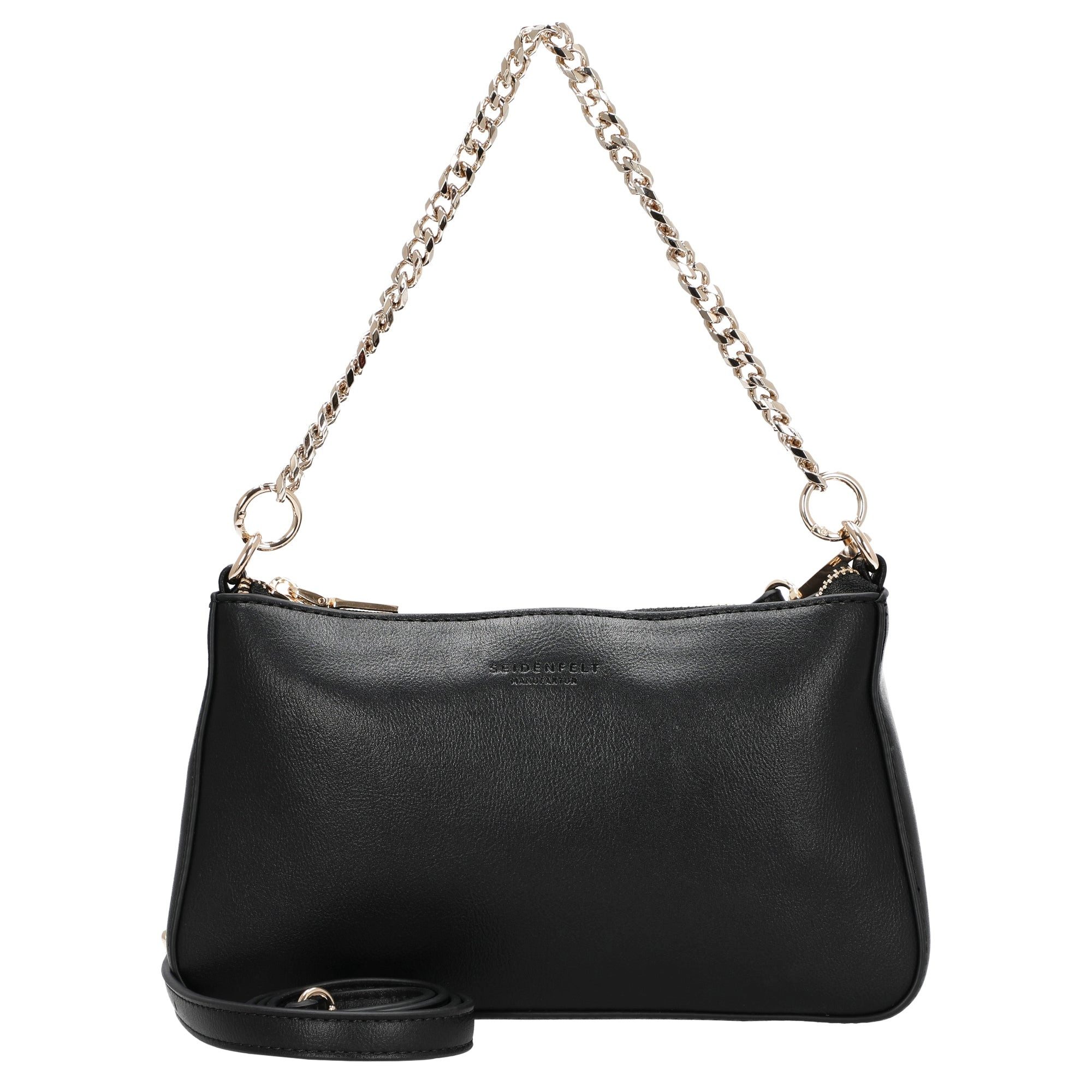 Seidenfelt Manufaktur Umhängetasche Alunda - Umhängetasche 23.5 cm (matt black)