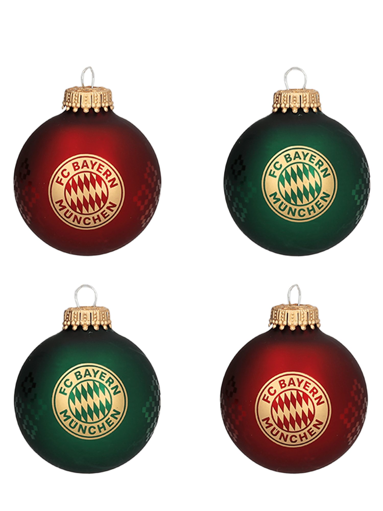 FC Bayern München Christbaumschmuck FC Bayern München I Christbaumkugel I Weihnachtskugeln I 4er-Set