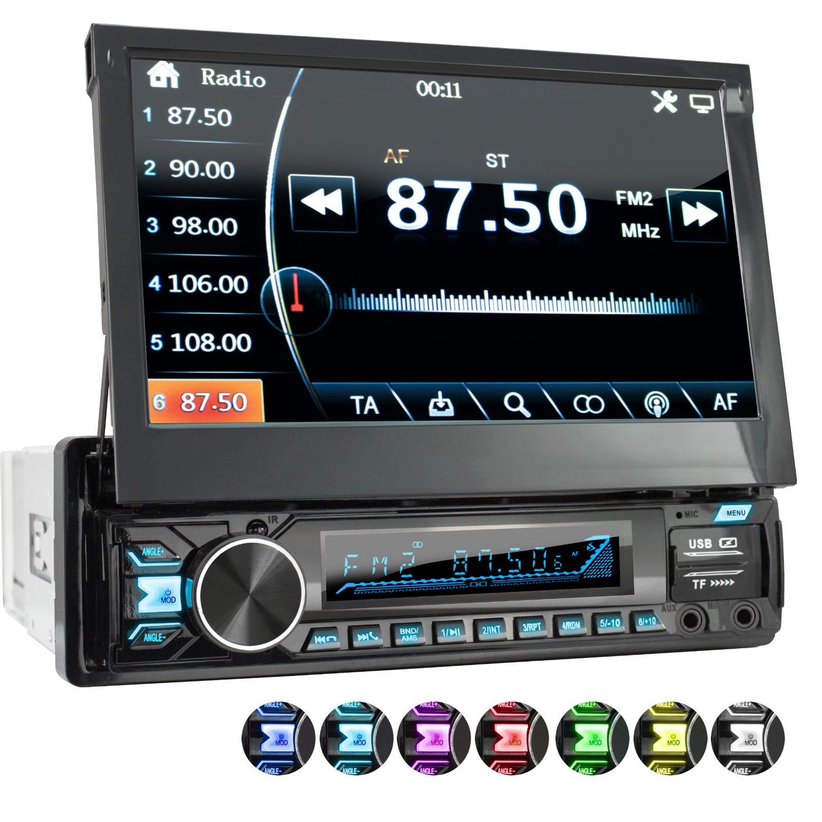 XOMAX Autoradio (XOMAX XM-V780 1DIN Autoradio mit SD, USB und BLUETOOTH)  online kaufen | OTTO