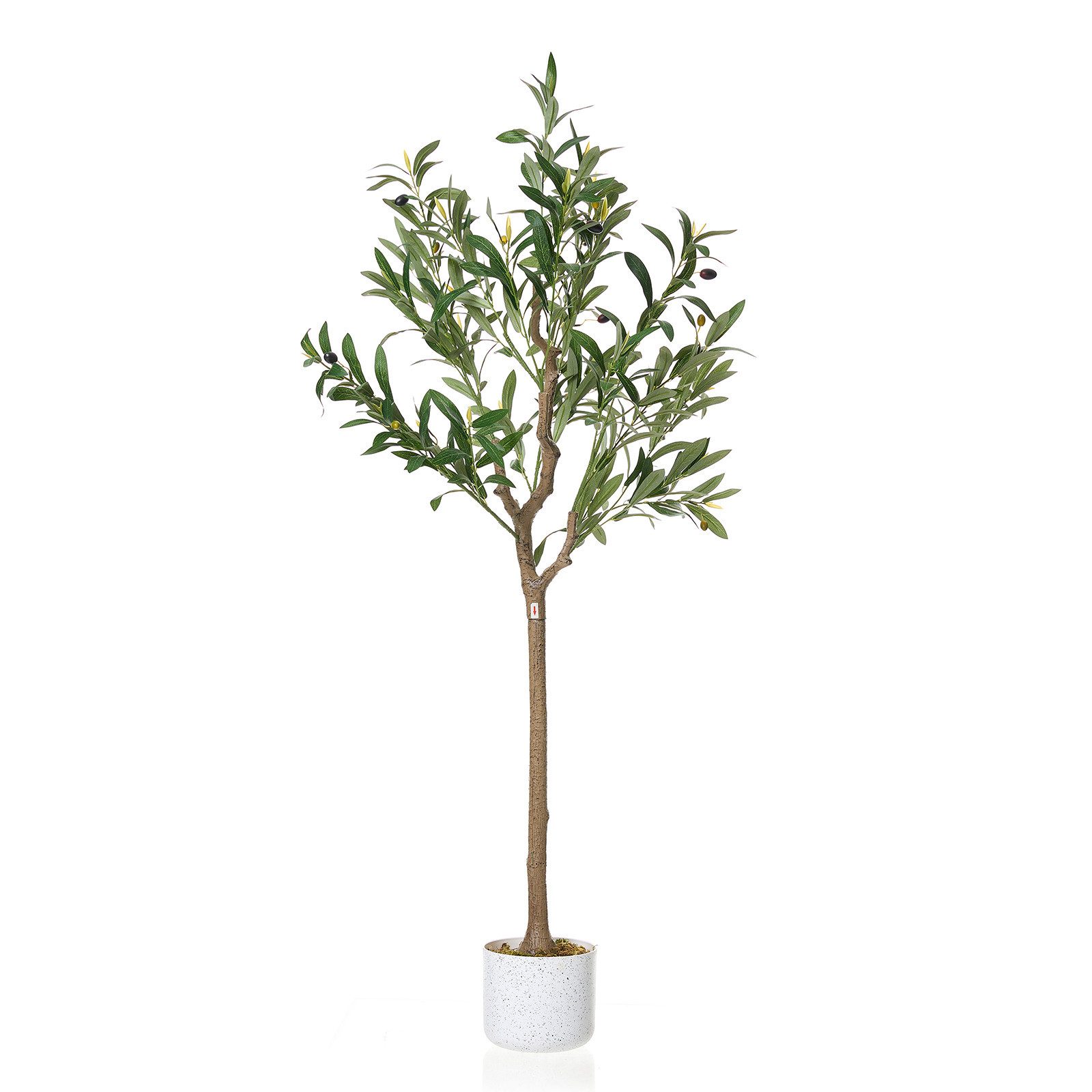 Kunstbaum Künstlicher Olivenbaum im Topf 60cm/120cm/135cm große Olivenbaum, günstig online kaufen