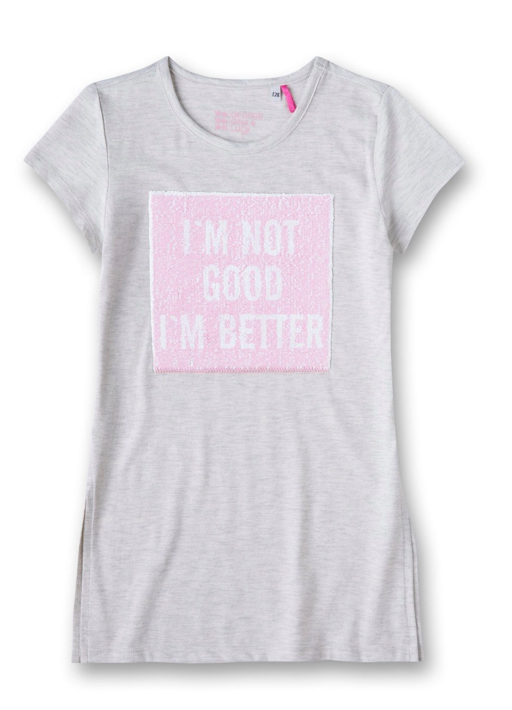 George Gina & Lucy T-Shirt Mädchen T-Shirt mit Pailletten-Print "I'm Better"