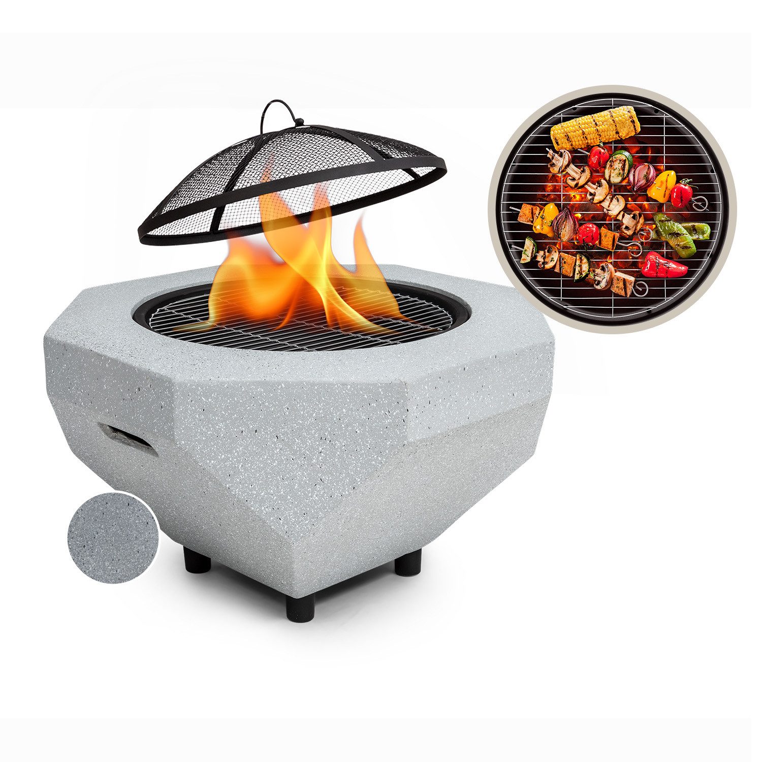 blumfeldt Feuerschale Diamond, (Set, Set) günstig online kaufen