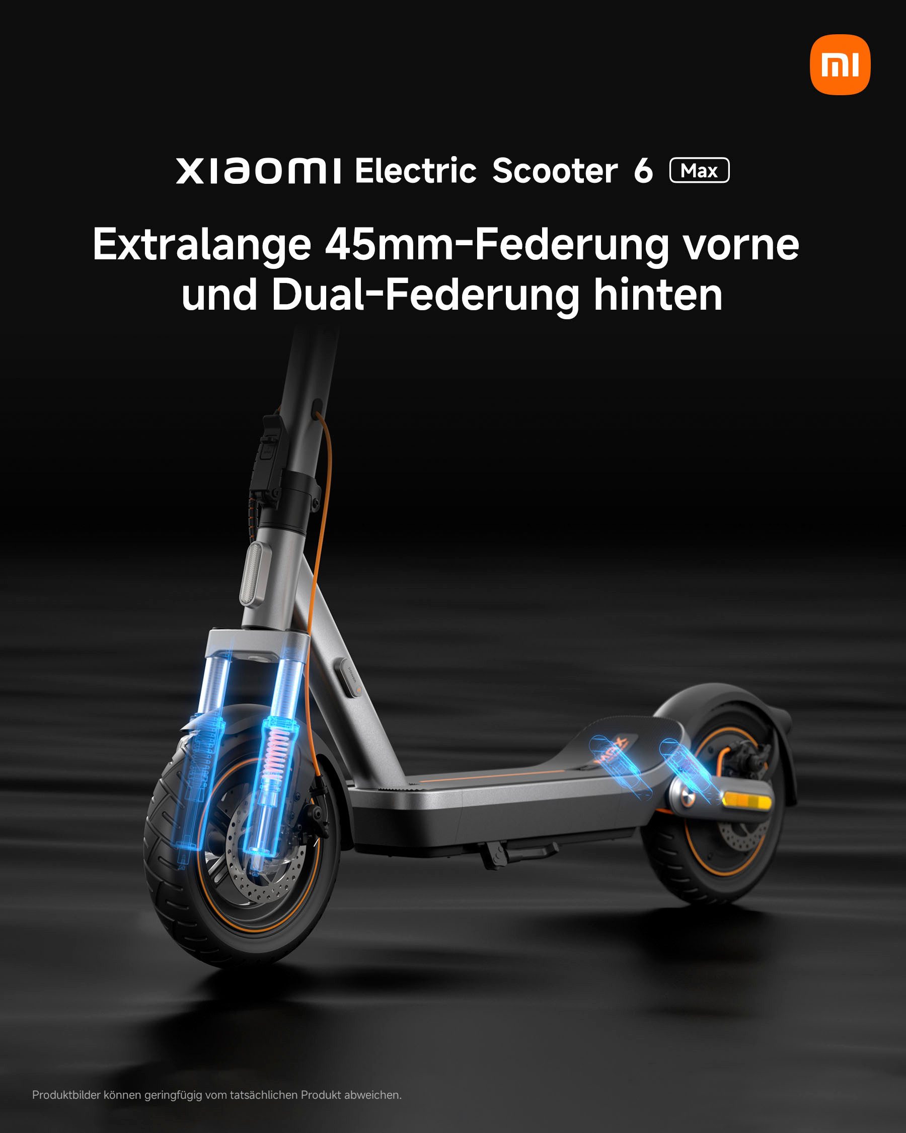Xiaomi E-Scooter Electric Scooter 6 Max DE, 20 km/h