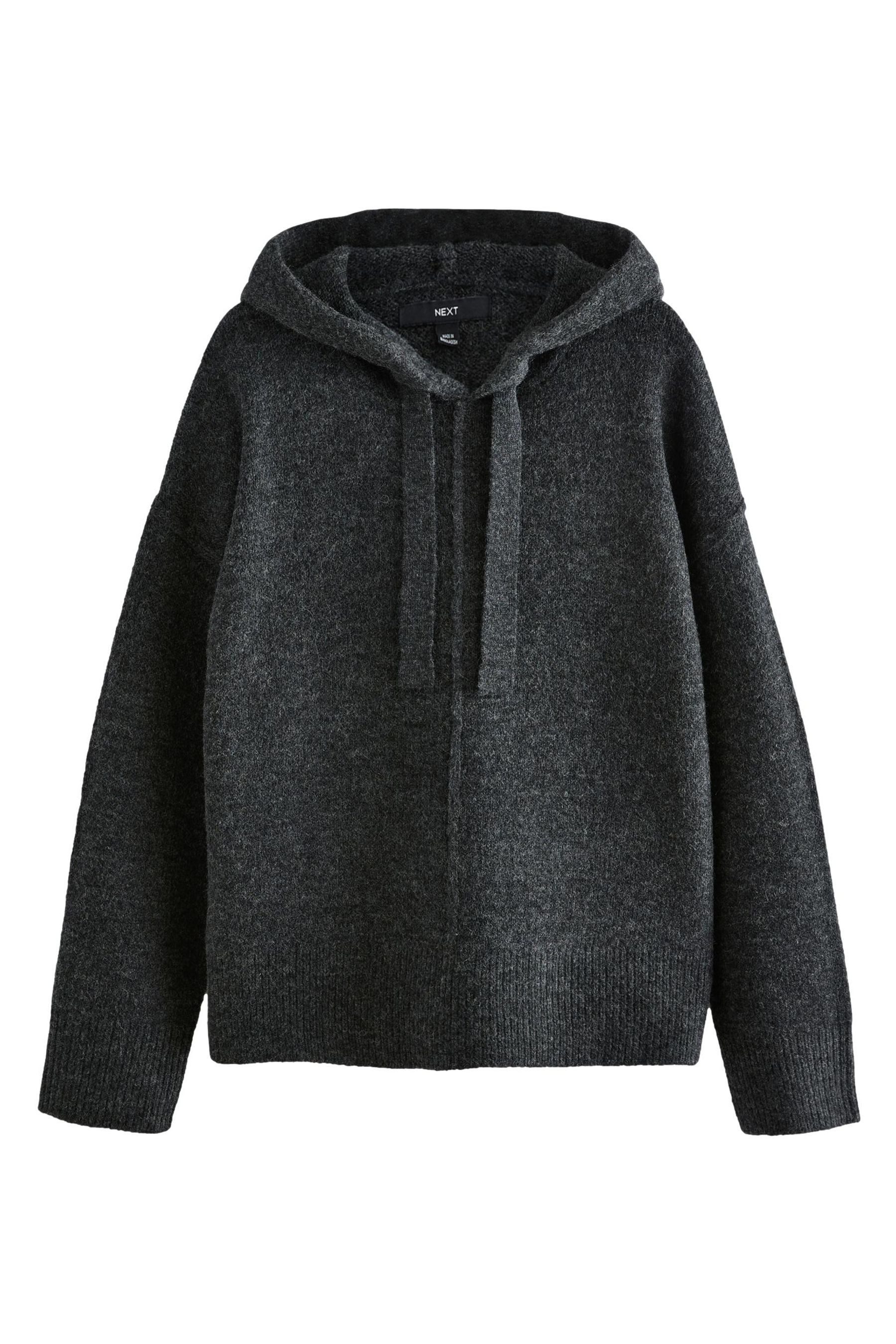 Next Kapuzenpullover Relaxed-Fit Übergroßer gestrickter Kapuzenullover günstig online kaufen