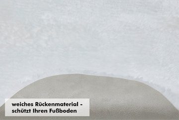 Andiamo Sitzkissen Sitzauflage Lamm-Fellimitat, Kunstfell, rund, Ø 40 cm, auch als 4er Set