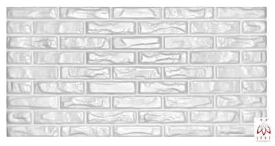 IKHEMalarka 3D Wandpaneel 4,10,16 Quadratmeter Polystyrol Deckenpaneele XL Brick, BxL: 50,00x100,00 cm, 0,50 qm, (8-tlg) Ziegeloptik Steinoptik Backstein Wandpaneele
