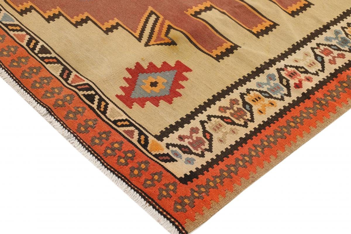Orientteppich, 4 Orientteppich Antik mm Kelim Höhe: rechteckig, Nain Fars 176x305 Handgewebter Azerbaijan Trading,