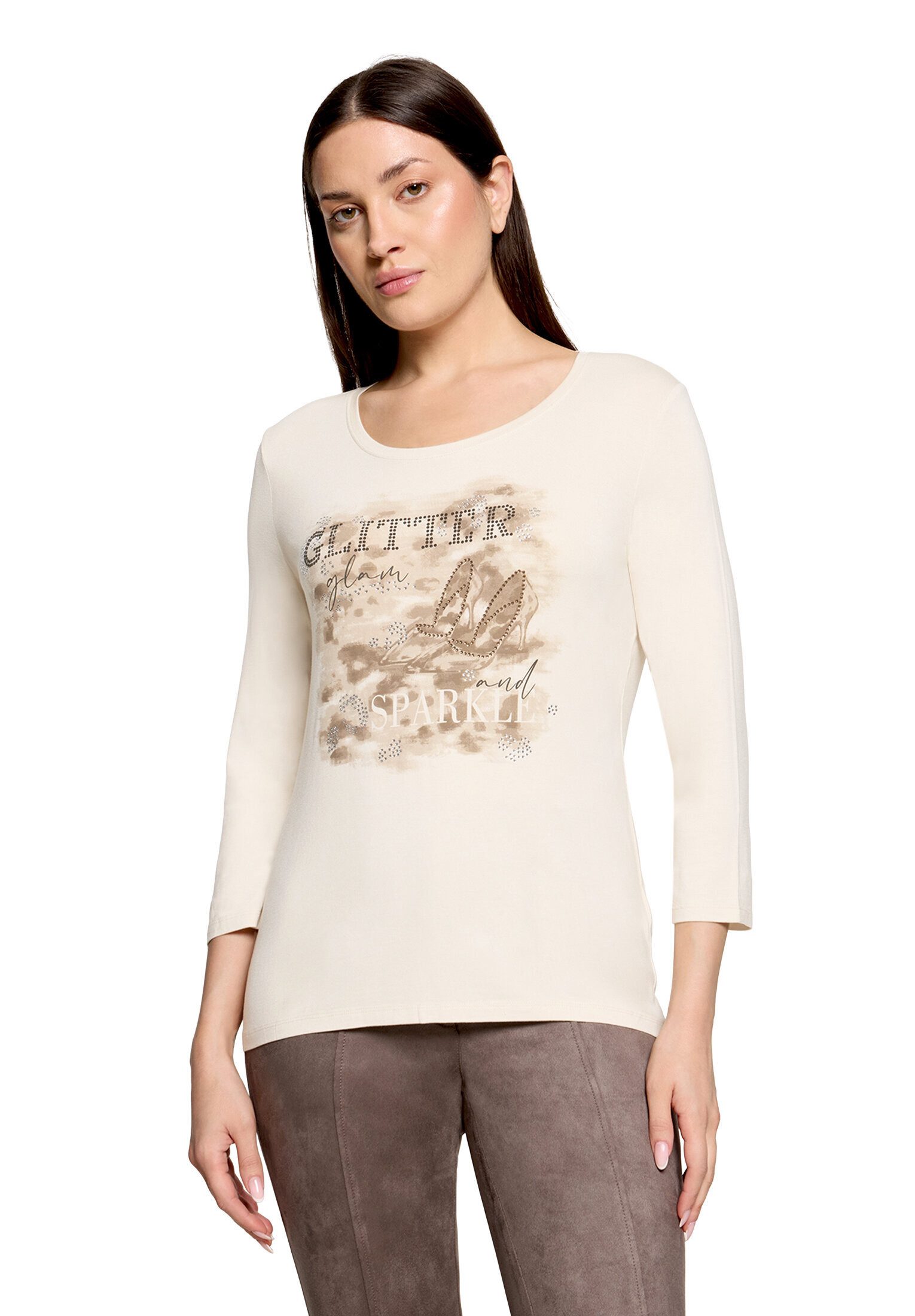 Betty Barclay 3/4-Arm-Shirt Damen mit Placement (1-tlg)