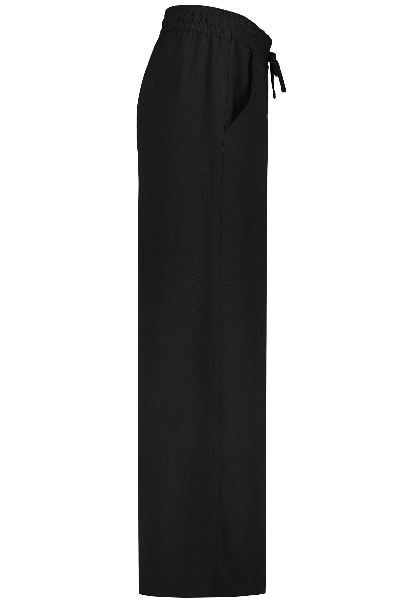 SUBLEVEL Chinos Damen Luftige Sommerhose Freizeit Weit geschnitten Stoffhose Musselin
