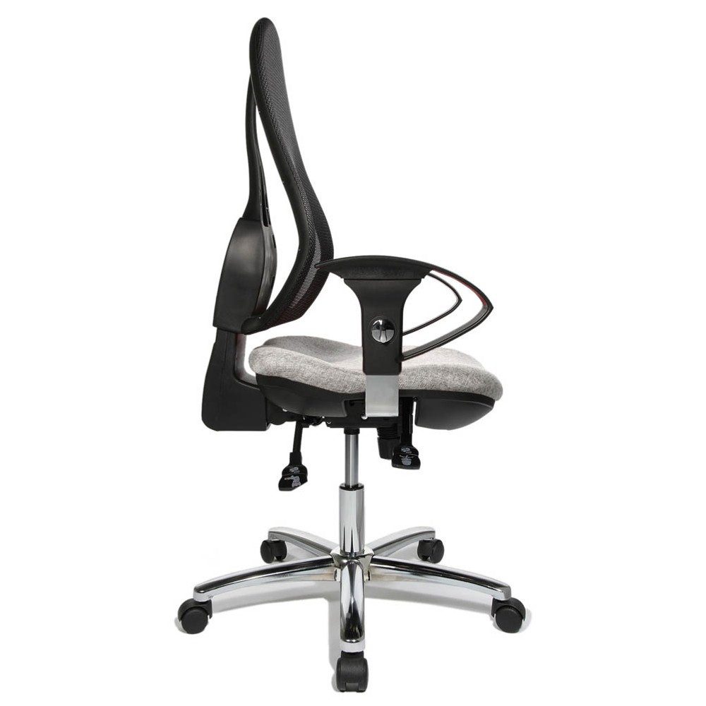 TOPSTAR Bürostuhl 1 Bürostuhl Open Point SY Deluxe - hellgrau/schwarz