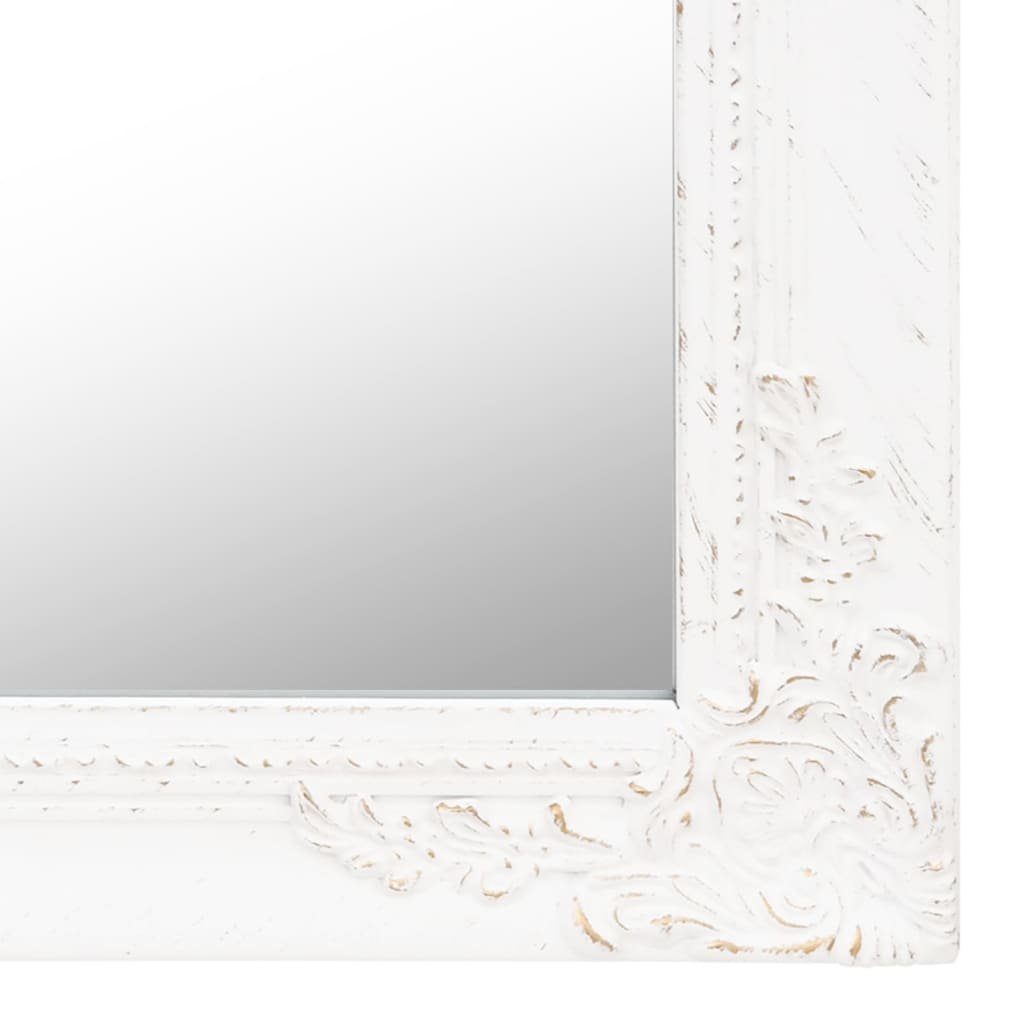 45x180 cm Wandspiegel furnicato Weiß Standspiegel