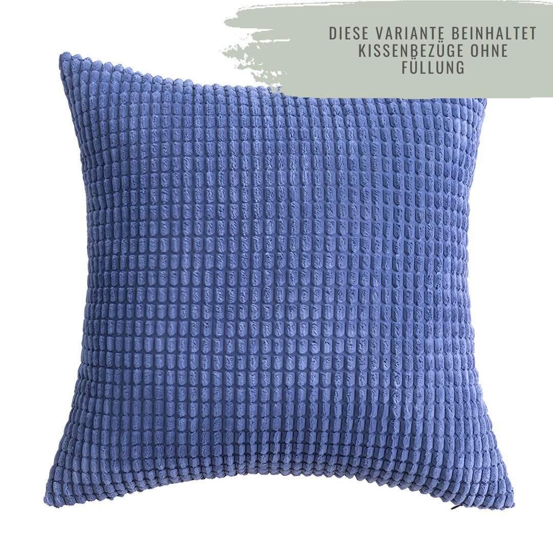 Interior by Hakito Dekokissen 2er Set Kissenbezug inklusive Füllkissen Kiss günstig online kaufen