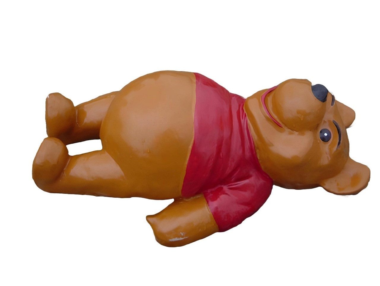 Xlmoebel Skulptur Winnie the Pooh Figur in detailreicher Ausführung für Fans (Winnie der Puuh Material: Kunststoff 47 cm Höhe), Hergestellt in Europa