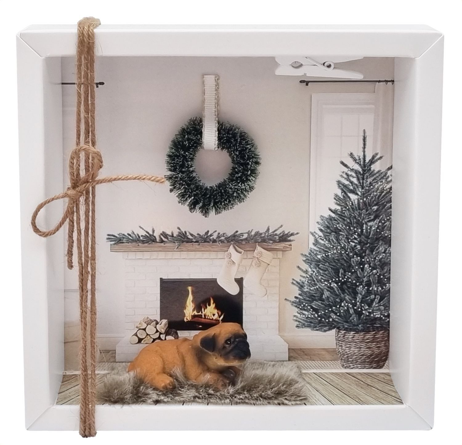 ZauberDeko Geschenkbox Geldgeschenk Verpackung Hund Weihnachten günstig online kaufen