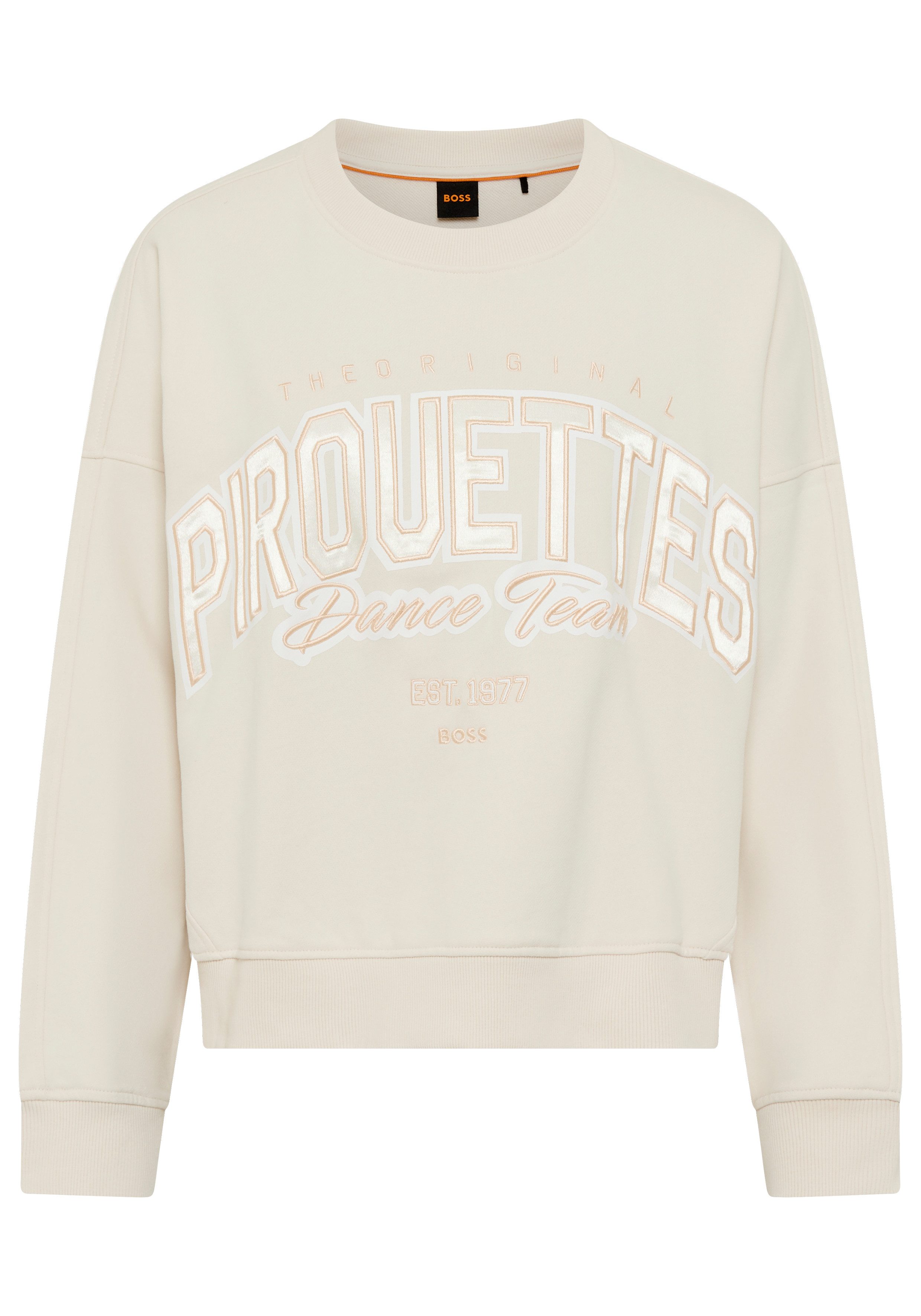 BOSS ORANGE Sweater Ever Premium Damenmode im Oversized Fit, Rundhalsform günstig online kaufen