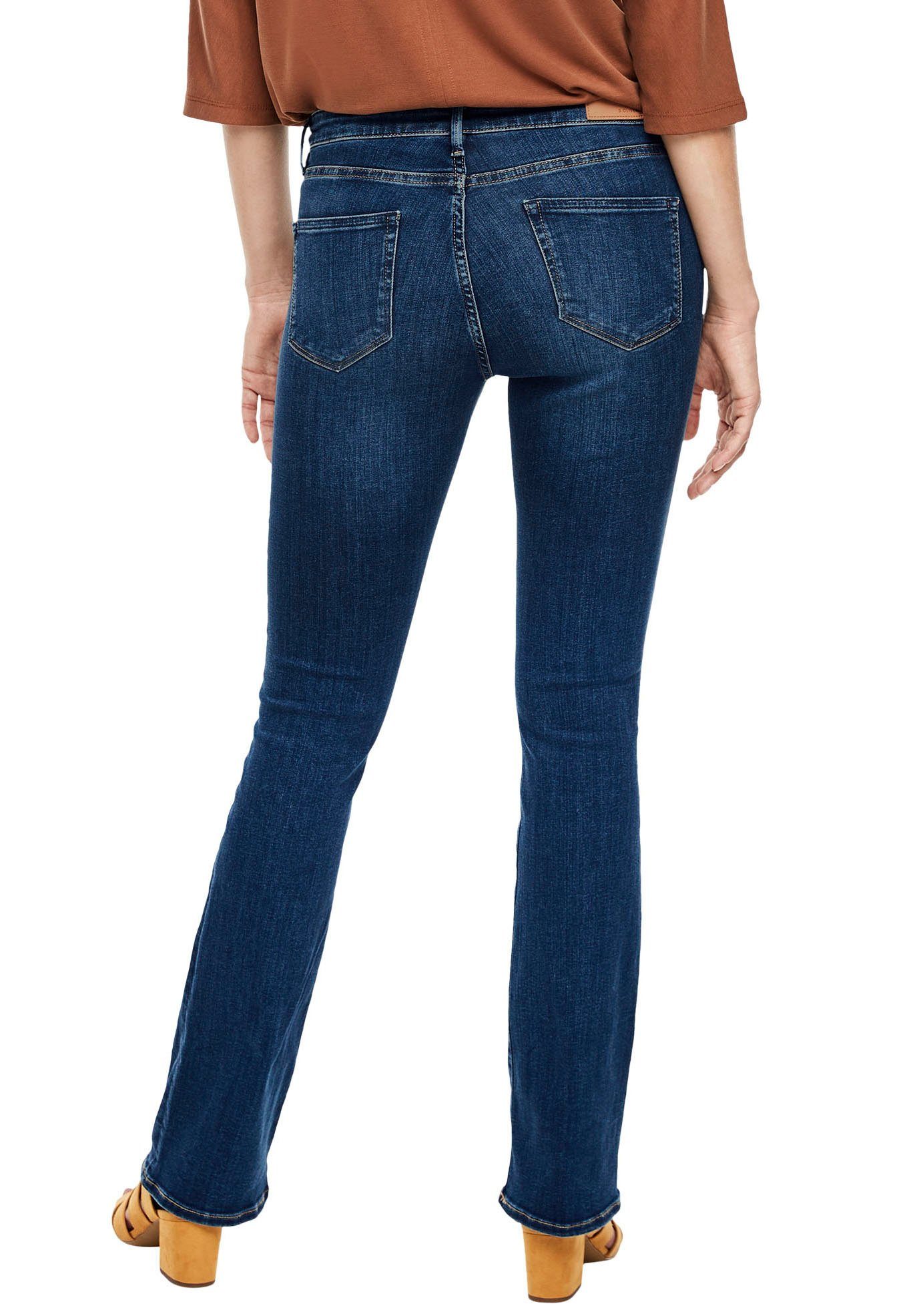 s.Oliver Bootcut-Jeans Betsy in cooler, authentischer Waschung