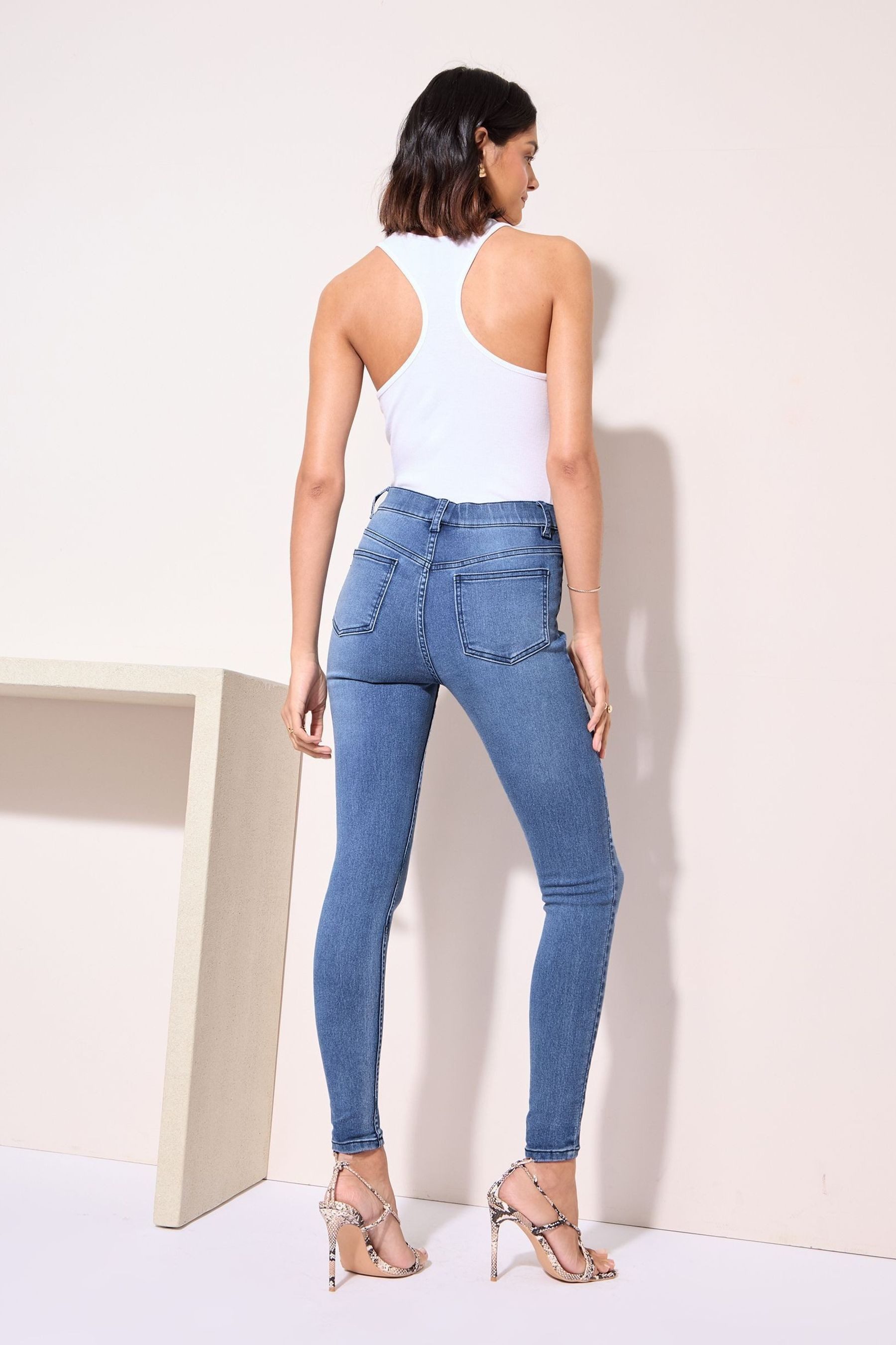 Friends Like These Jeansjeggings Friends Like These Denim-Jeggings, Kurzgrö günstig online kaufen