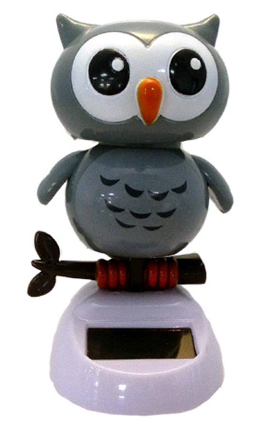 Ebaxx Dekofigur Solar Wackelfigur Eule Skelett günstig online kaufen
