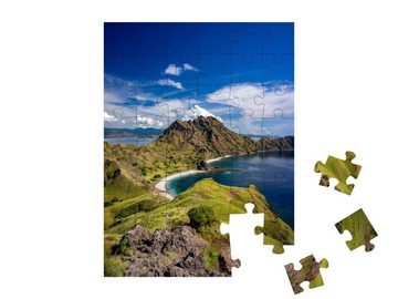puzzleYOU Puzzle Insel Padar, Komodo-Nationalpark, Indonesien, 48 Puzzleteile, puzzleYOU-Kollektionen Asien