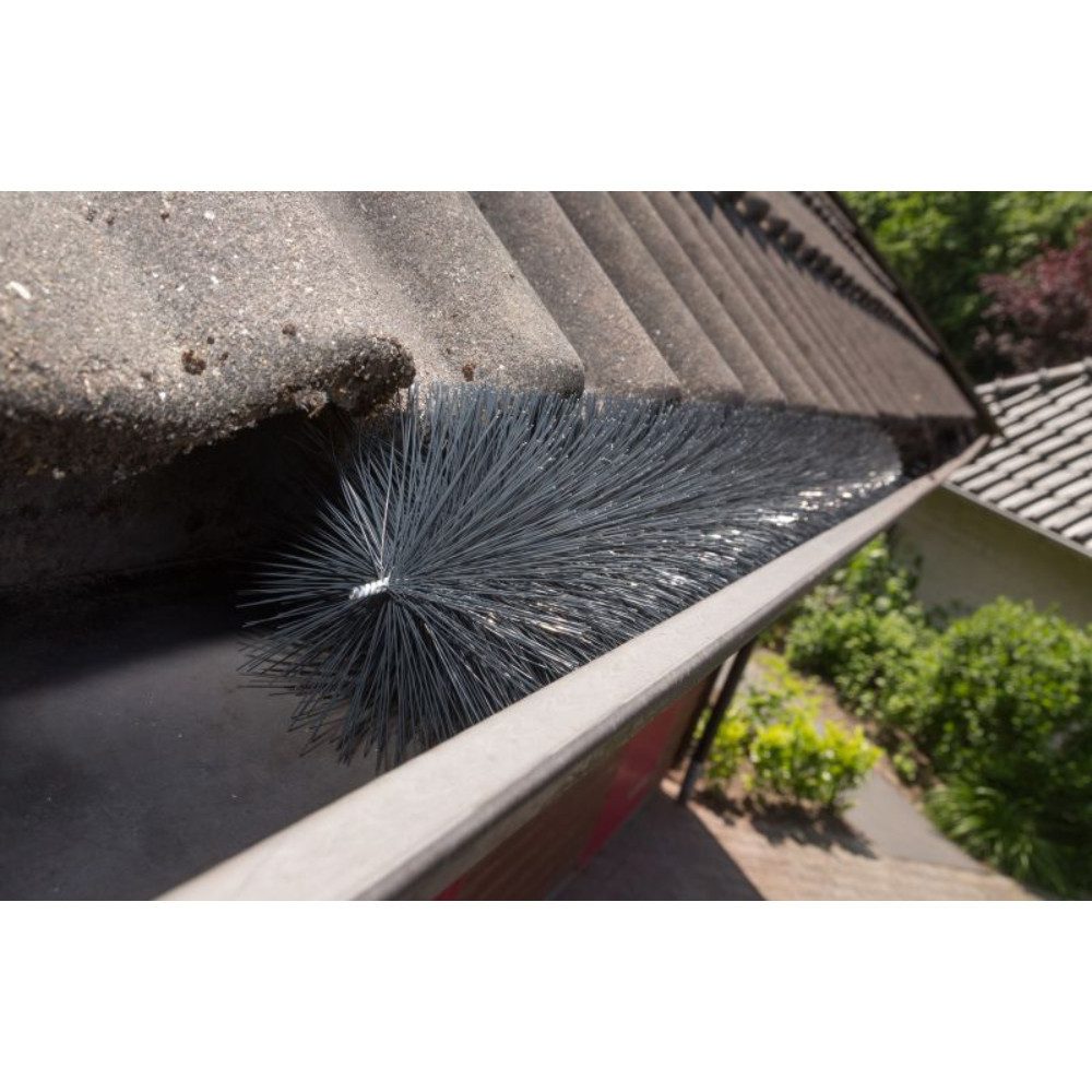 SOLIDE Dachrinnenreiniger Rinnenraupe und PV-Schutz, Dachrinnen, PV-Anlagen, verschiedene Größen von 10cm bis 18cm Durchmesser – Bild 2 von 3
