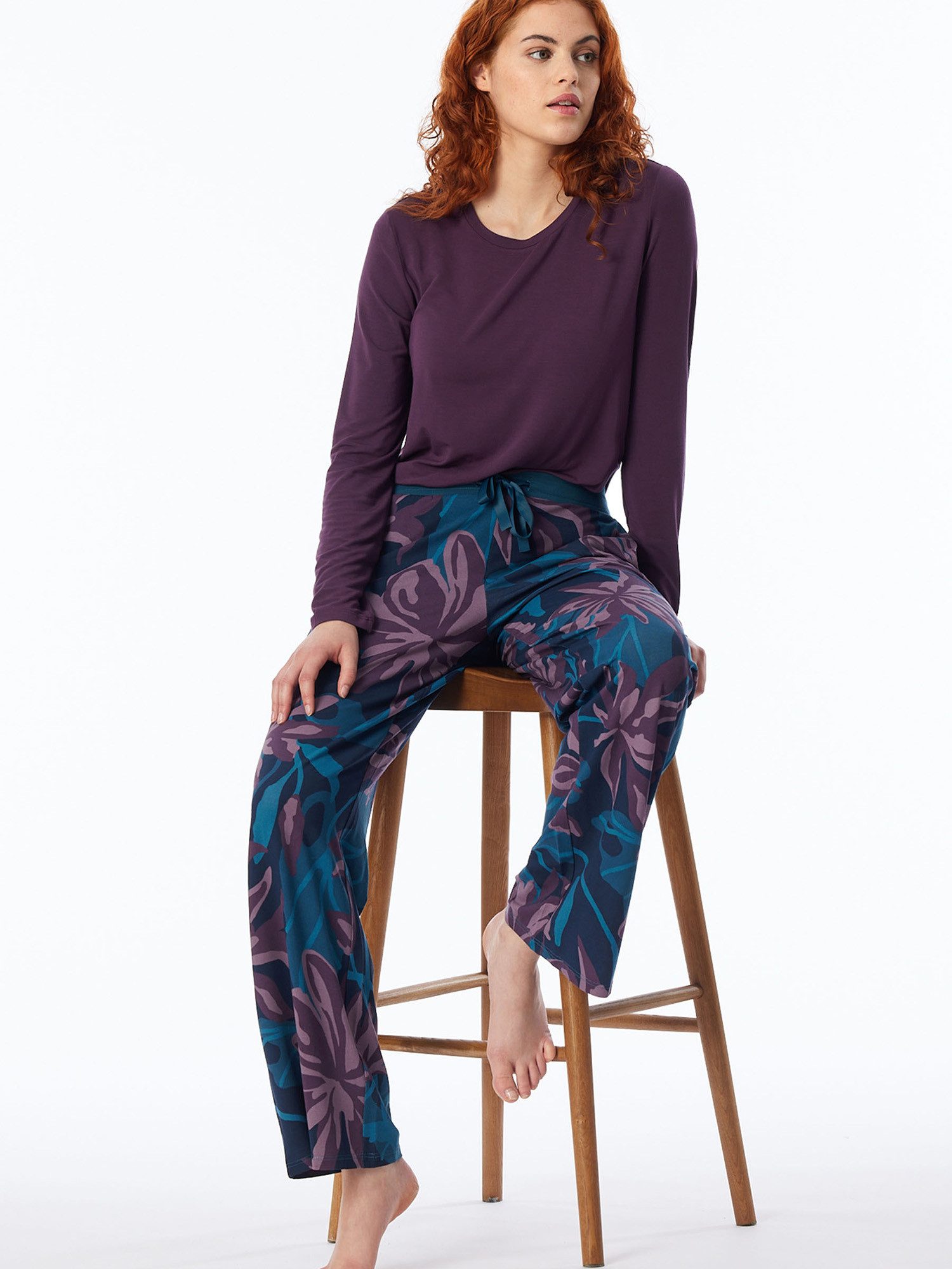 Schiesser Pyjamahose Mix & Relax schlaf-hose günstig online kaufen