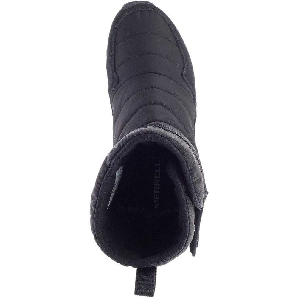 Merrell Alpine Tall Strap Polar (wasserdicht) schwarz Damen Winterstiefel