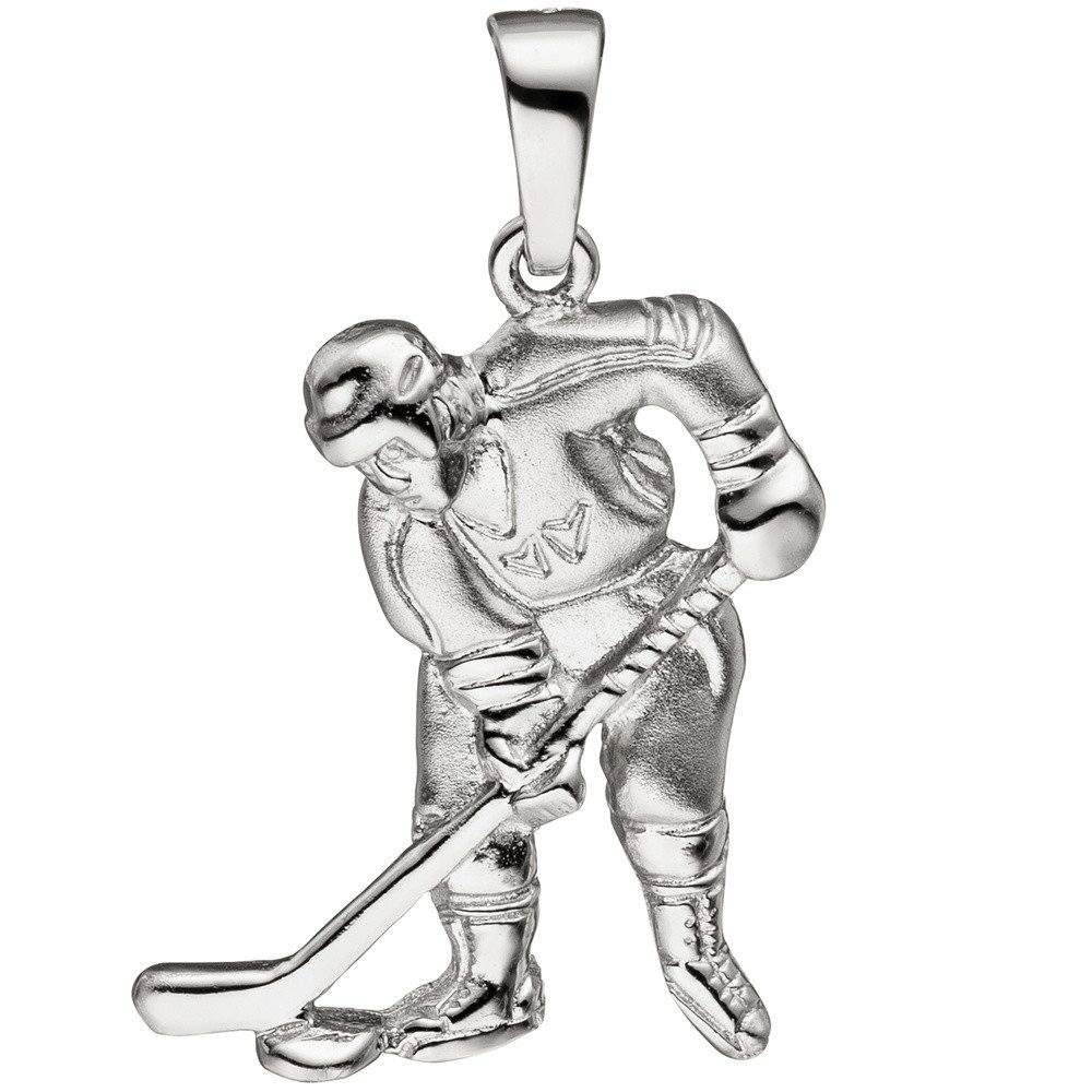 Schmuck Krone Kettenanhänger Anhänger Eishockey Spieler aus 925 Silber, Sil günstig online kaufen