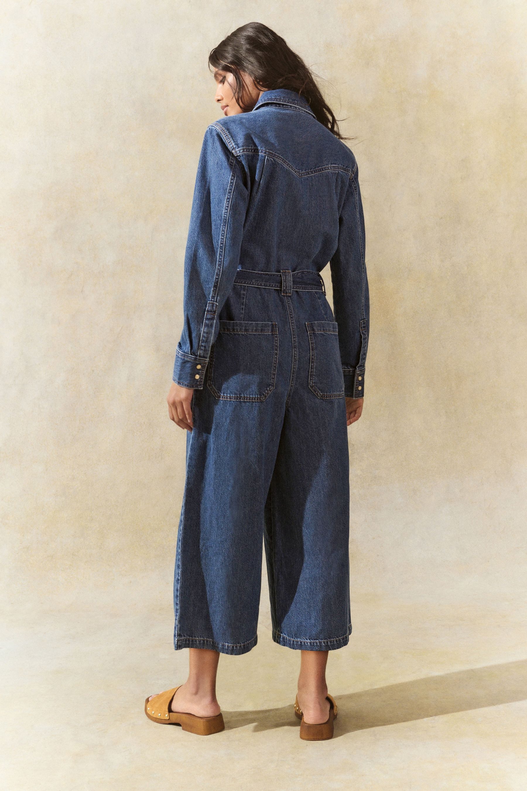 Next Jumpsuit Denim Jumpsuit aus 100 % Baumwolle (1-tlg) günstig online kaufen