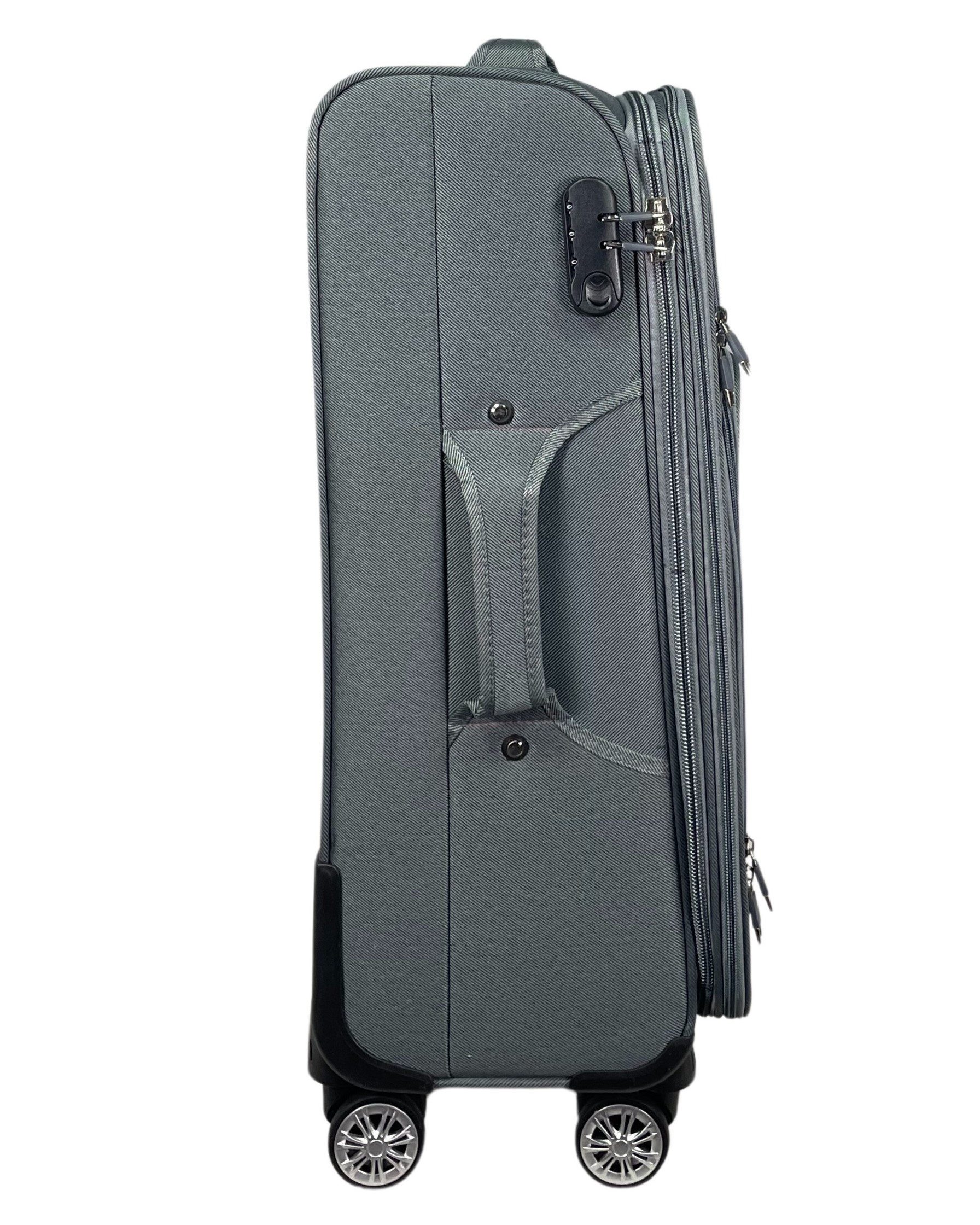 My Travel Bag Koffer 3090 Stoffkoffer 4-Rollen Trolley Reisekoffer Tasche Reisetasche, inkl. Dehnungsfuge und 360° Rolle