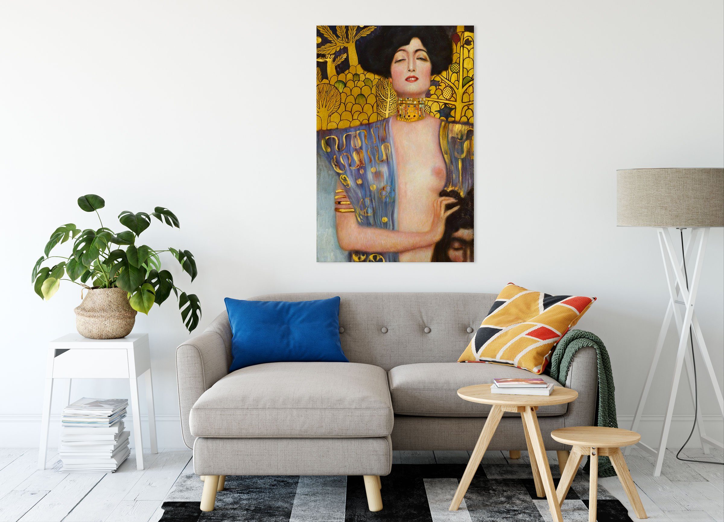 Pixxprint Leinwandbild Gustav Klimt - Judith I, Gustav Klimt - Judith I (1 günstig online kaufen
