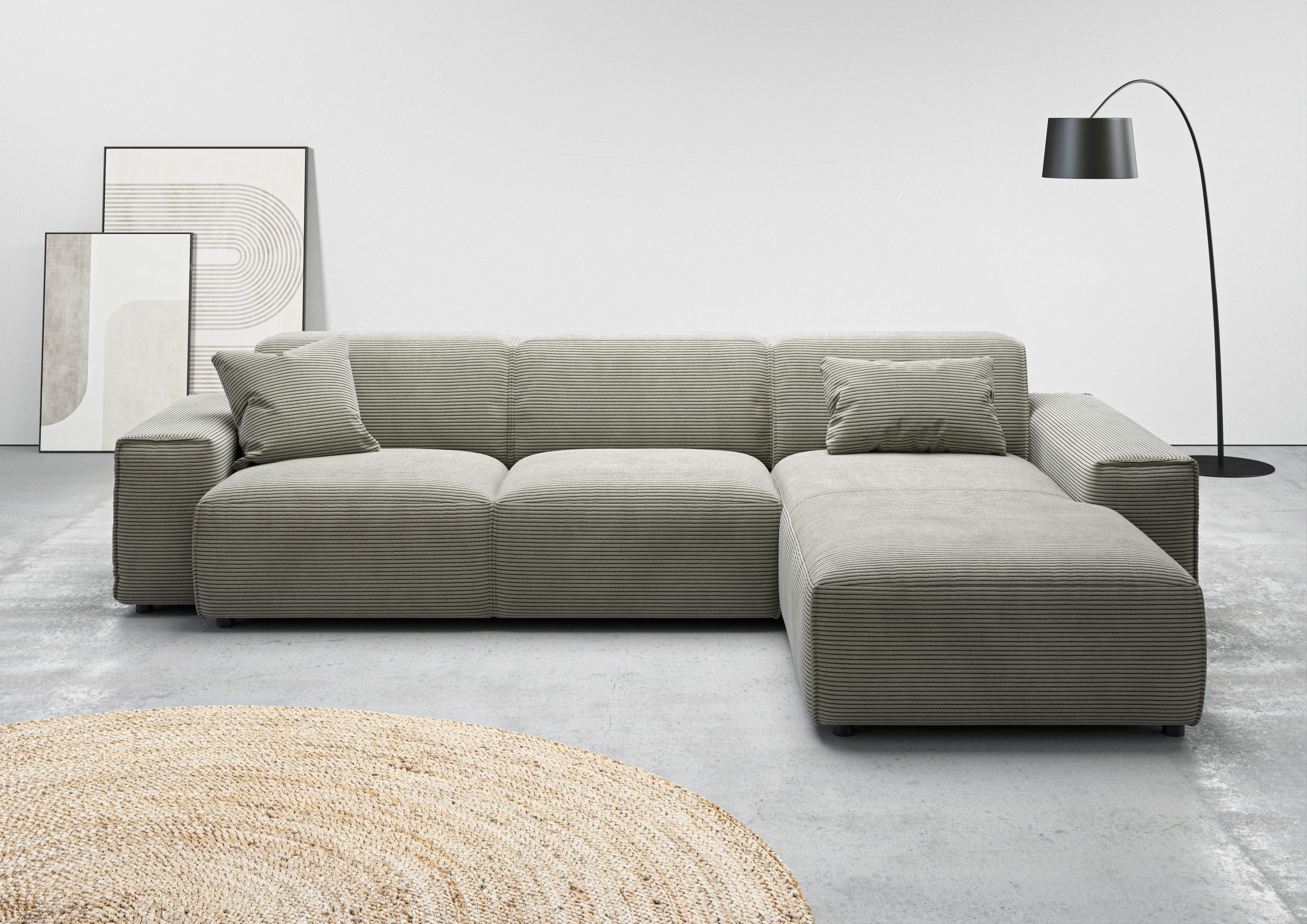 andas Ecksofa "Glimminge auch in Breitcord, Feincord, Bouclé + Easy care-Be günstig online kaufen
