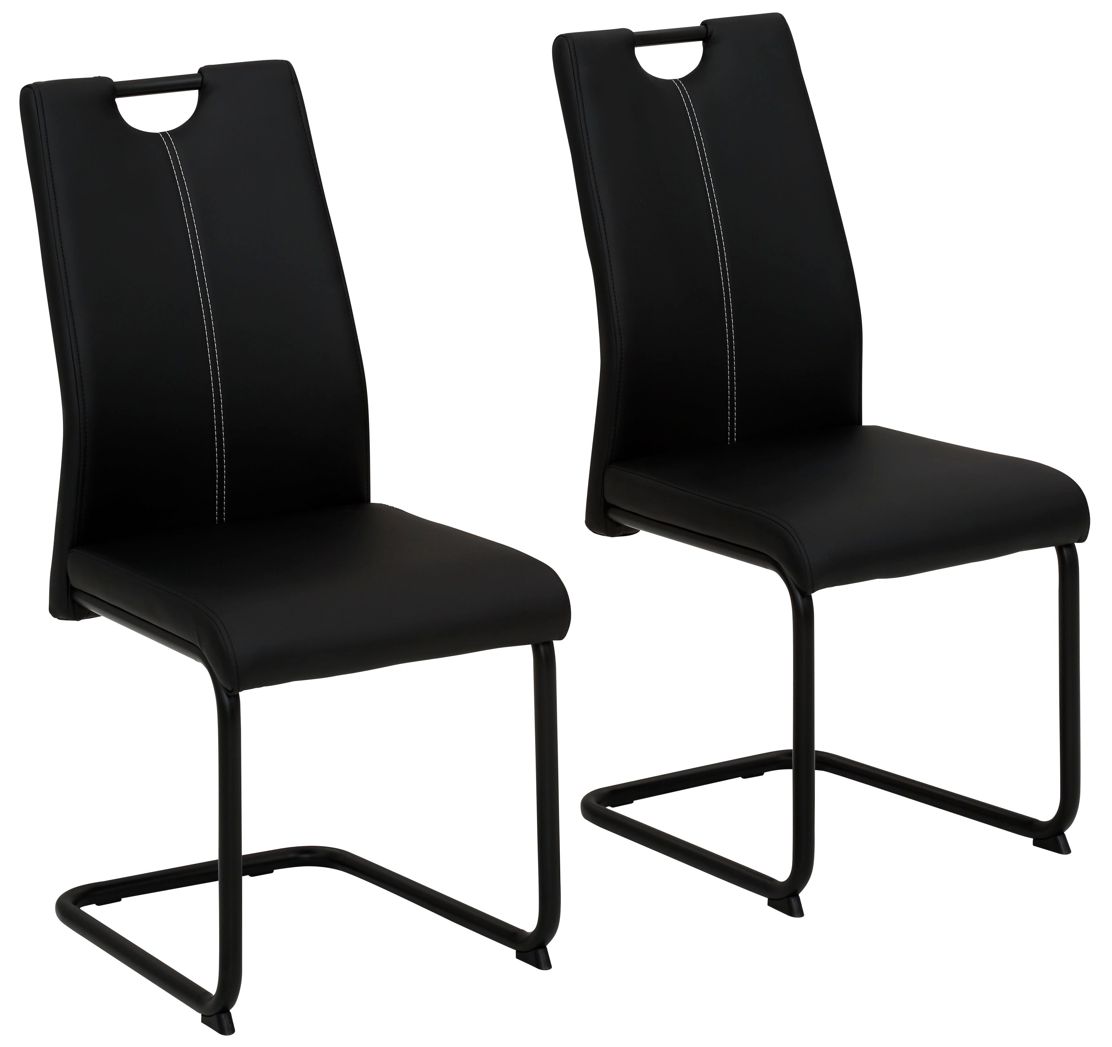 HELA Freischwinger CORA (Set, 2 St), Tragegriff in schwarz günstig online kaufen